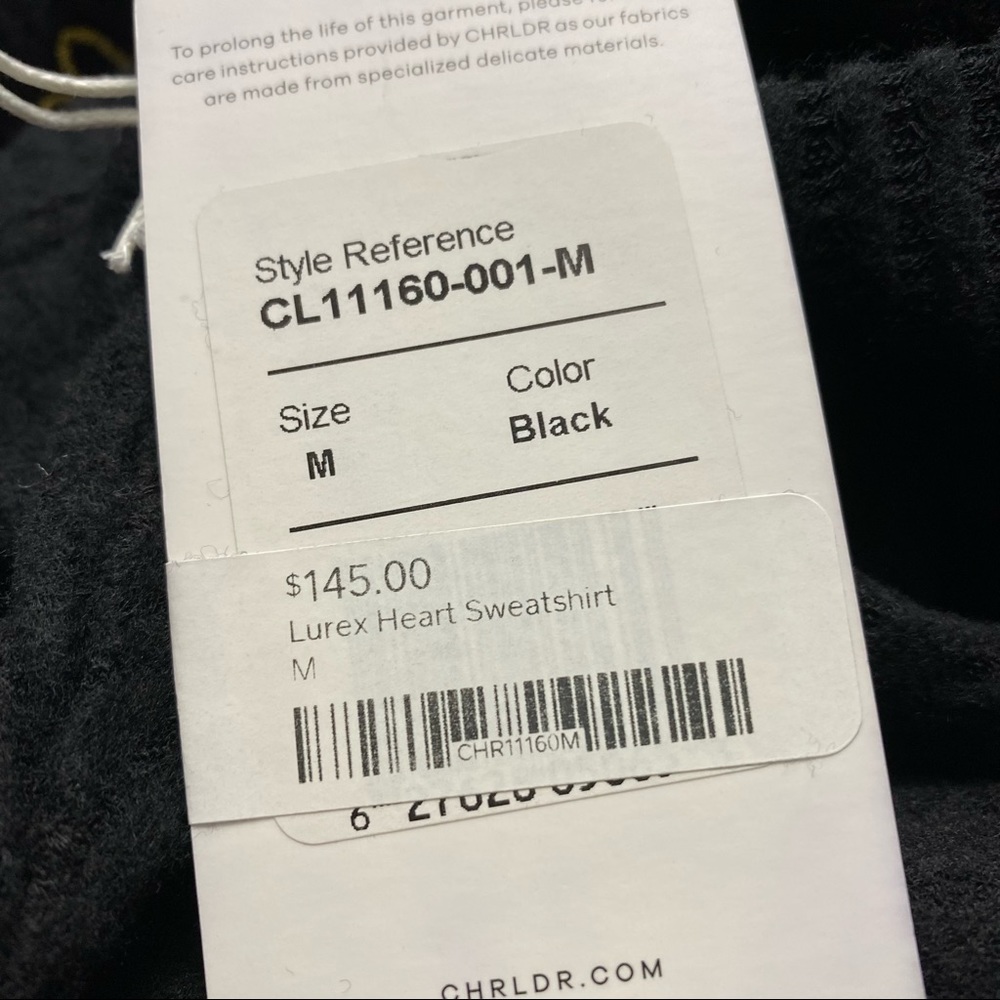 CHRLDR Lurex Hearts Sweatshirt - Picture 15 of 15
